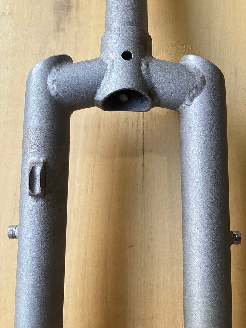 セグメントフォーク クロモリ