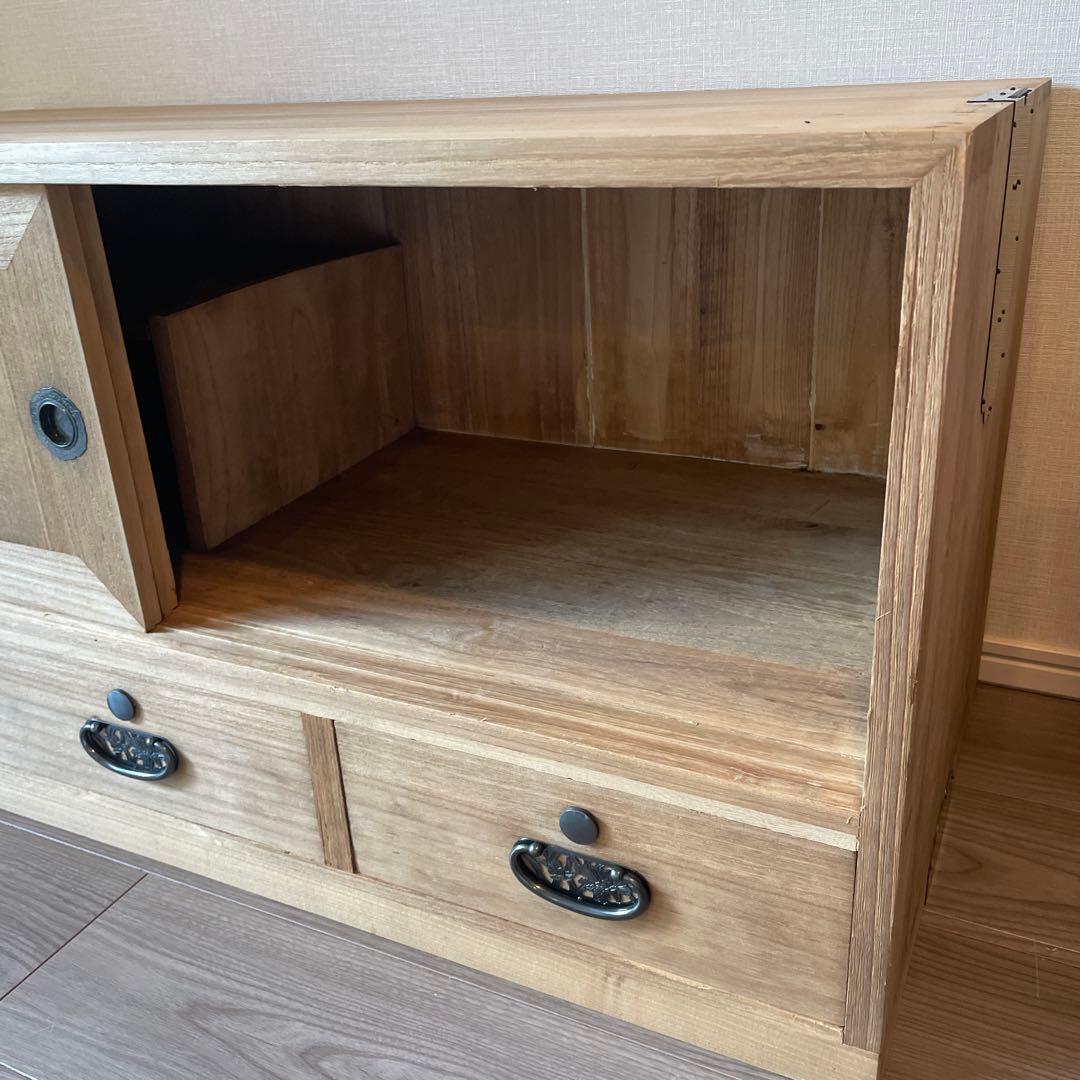 38)桐箪笥　アンティーク　チェスト　テレビ台　おもちゃ箱　和箪笥　着物