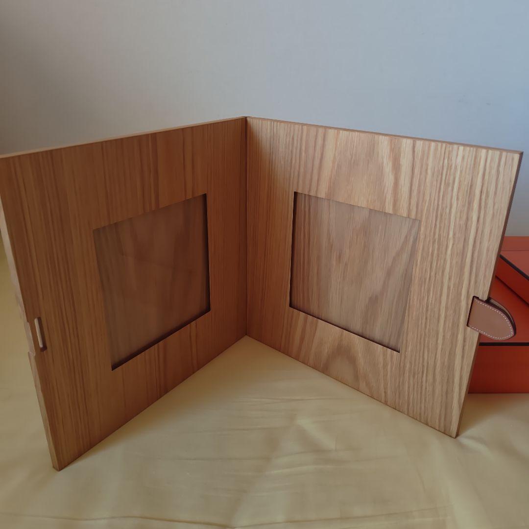 【レア・未使用】エルメス　ウッド　フォトフレーム TGM MM PM 3点セット