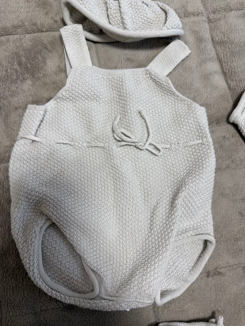 MARL MARL ニューボーンセット　グレー　箱付き　退院着