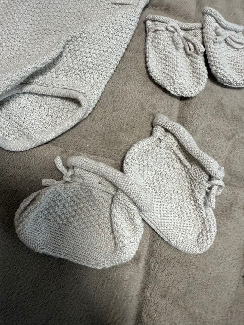 MARL MARL ニューボーンセット　グレー　箱付き　退院着