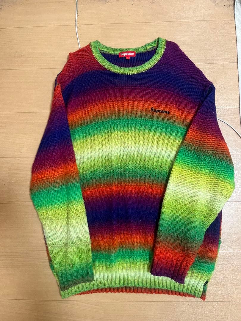 トップス supreme Gradient Stripe Sweater