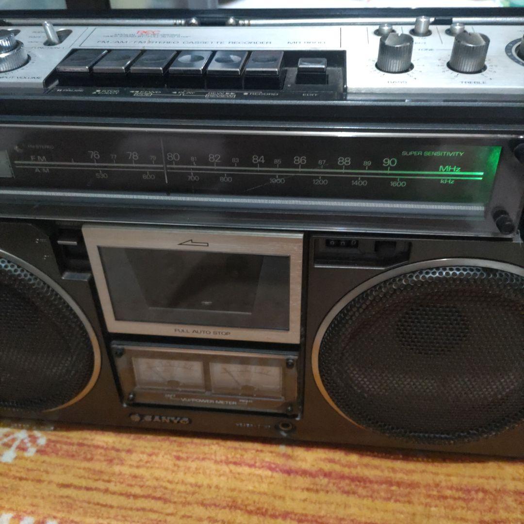 F*p様 SANYO MR 9600 ラジオ・カセットレコーダー、説明文必ずお読
