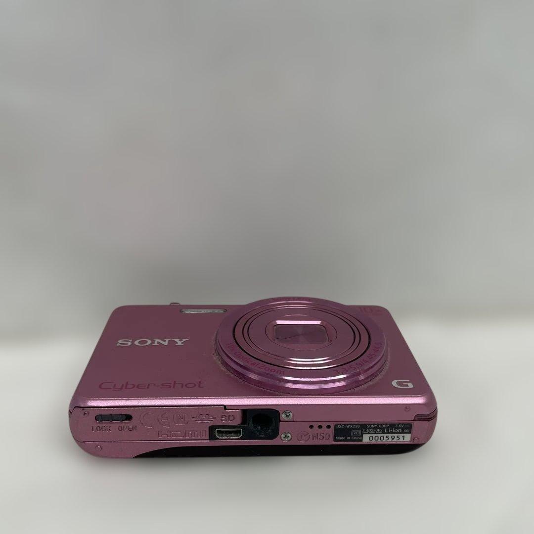 ソニー　サイバーショット　DSC-WX220 ピンク
