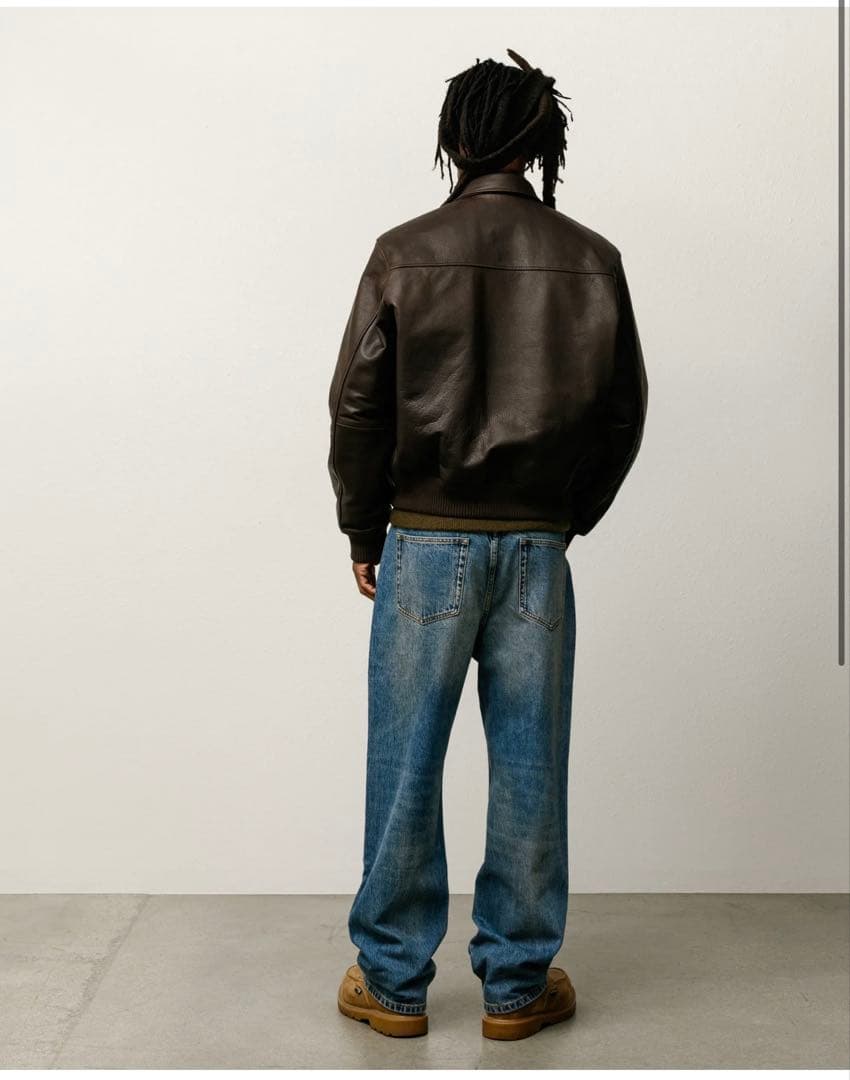 パンツ stussy BIG'OLJEAN DENIM VINTAGE MIDWASH