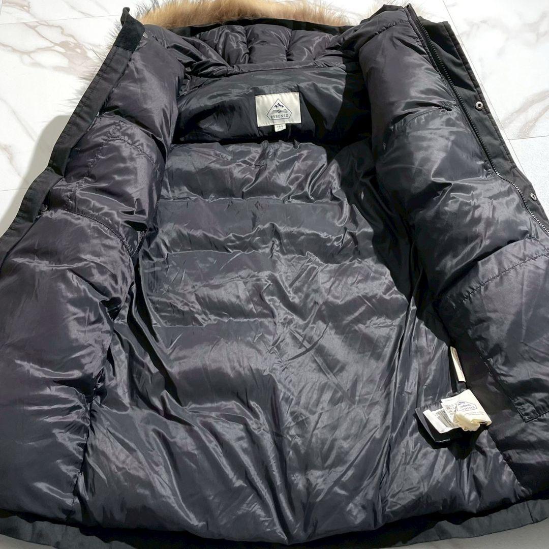 ピレネックス アヌシー エディフィス別注 ブラック ファー ダウンジャケット