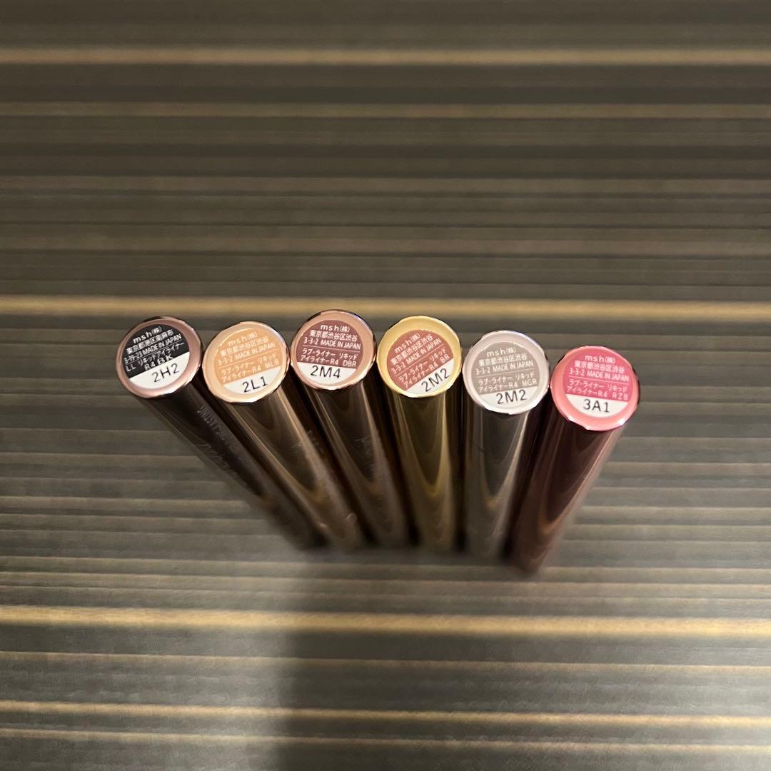 ラブ・ライナー リキッドアイライナー　全6色セット