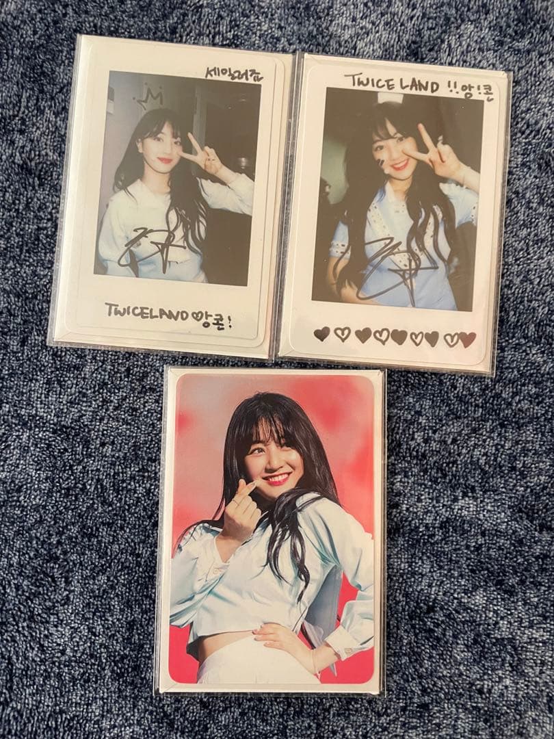 ジヒョ　チェキ風