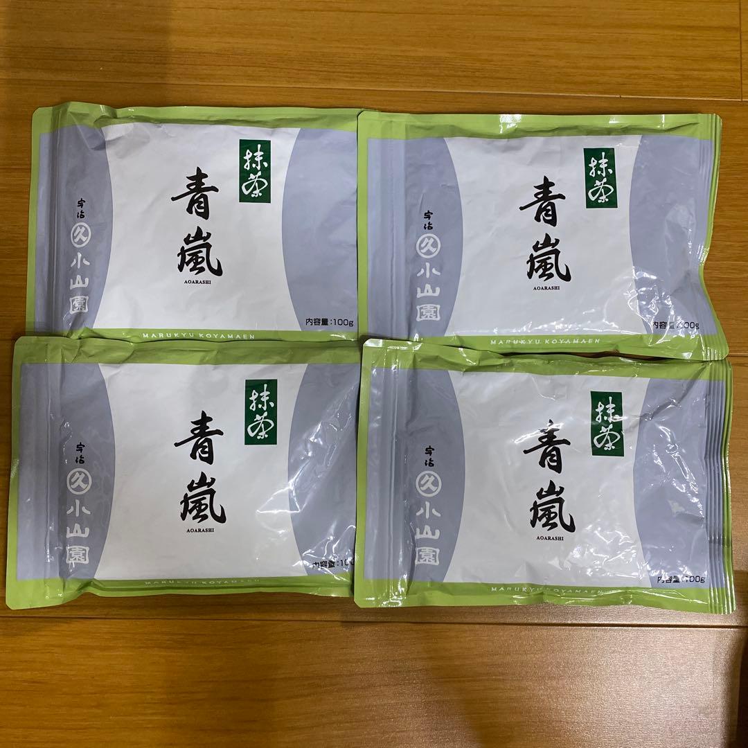 宇治 丸久小山園 抹茶 青嵐 袋入 100g 4袋 小山園 ②