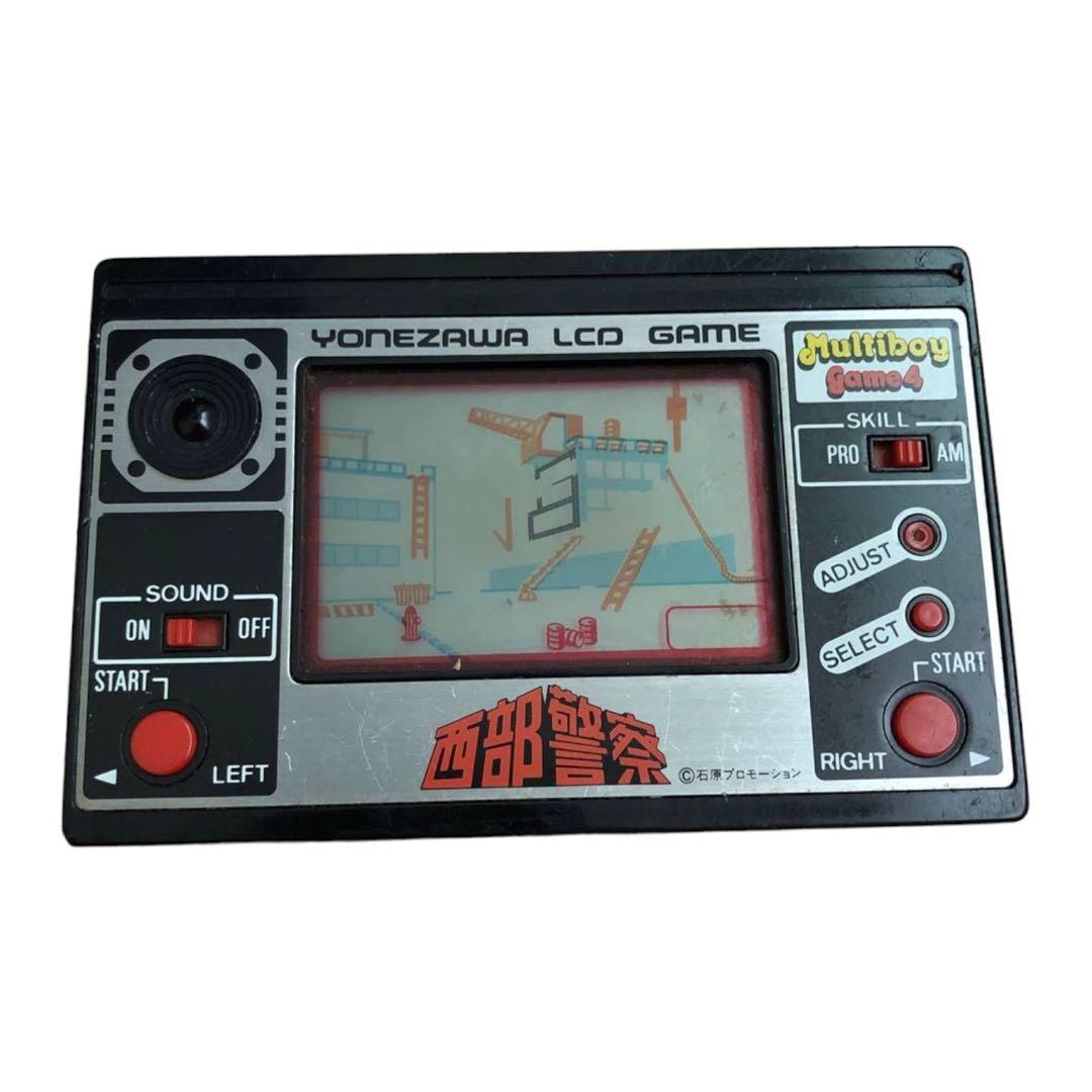 動作確認済　ヨネザワ 西部警察 ゲームウォッチ　1982年製動作確認済み