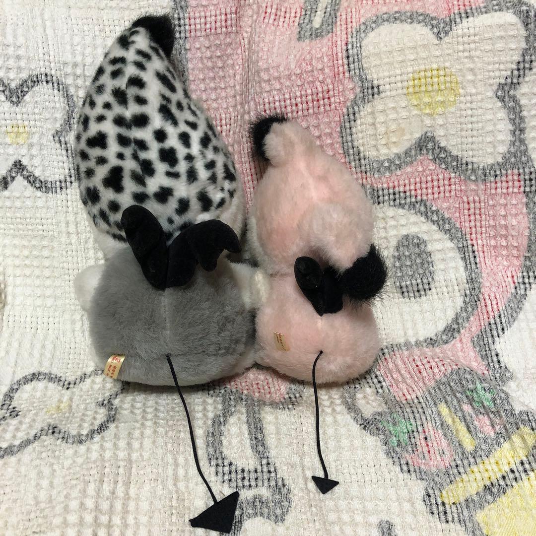 サンリオ　平成レトロ　小悪魔　ぬいぐるみ　2コセット　中古品　旧ロゴ有り