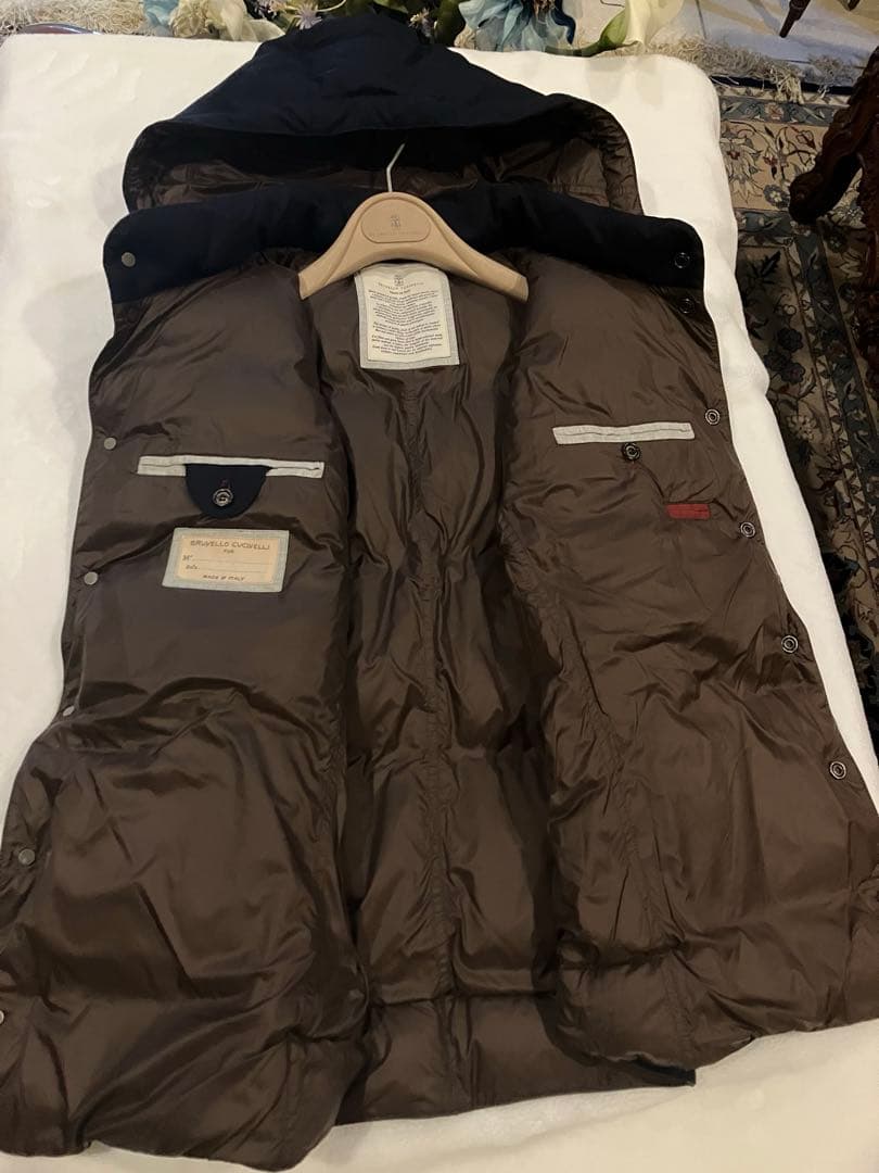 R☆ブルネロクチネリ カシミヤ混ダウンベスト