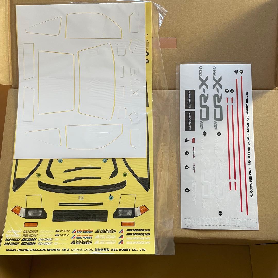 ABCホビー　ミニ用　ホンダ バラードスポーツCR-X Pro 無限バージョン