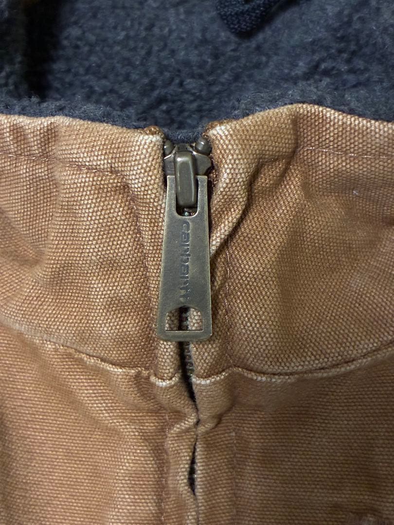 極美品 希少モデル！カーハート ヴィンテージ ダック生地モックネック ボアベスト