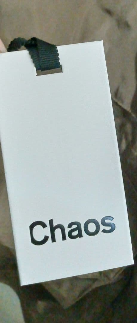 Chaos プリズムライトブルゾン ブラウン