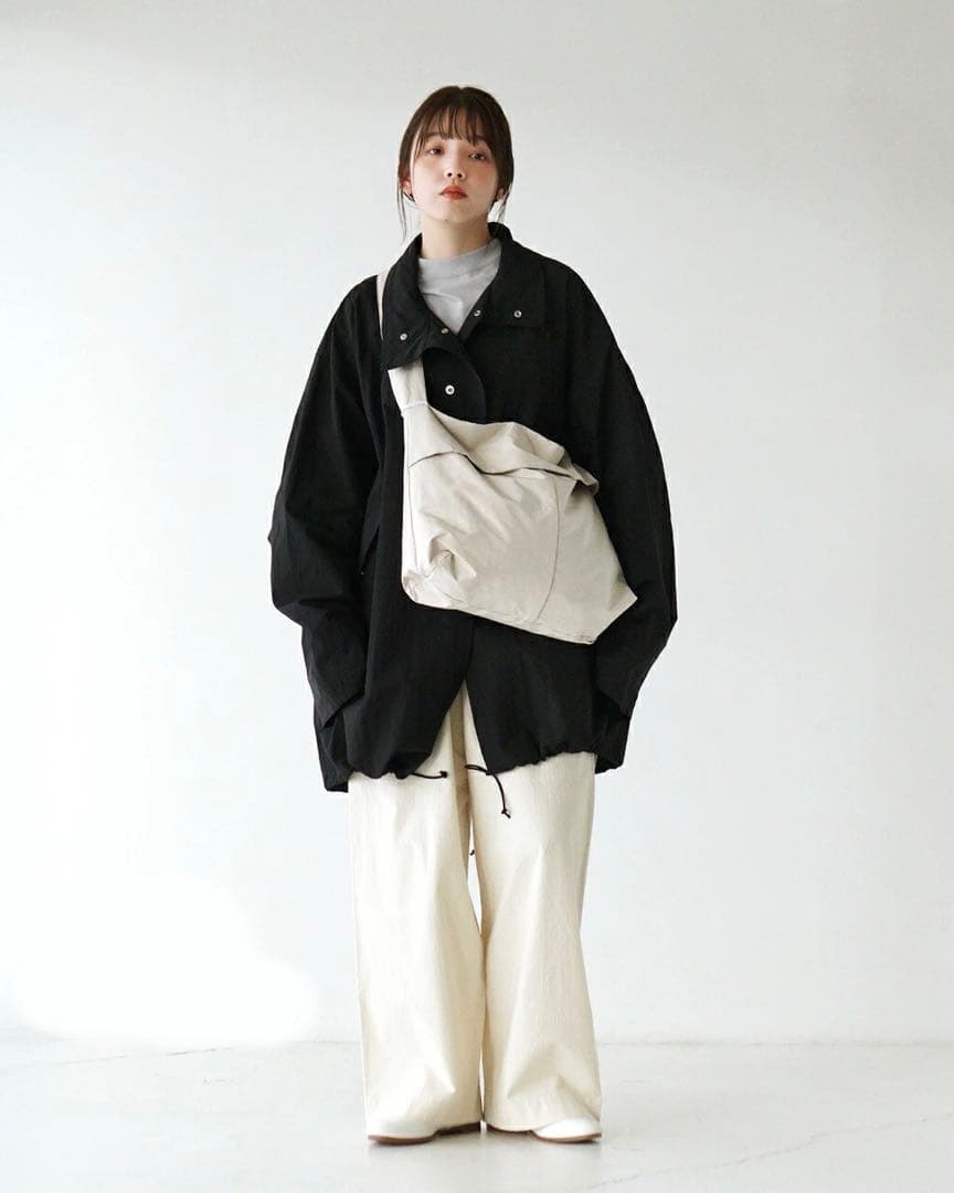 2025SS THE SHINZONE ライトモッズコート 黒　サイズ36