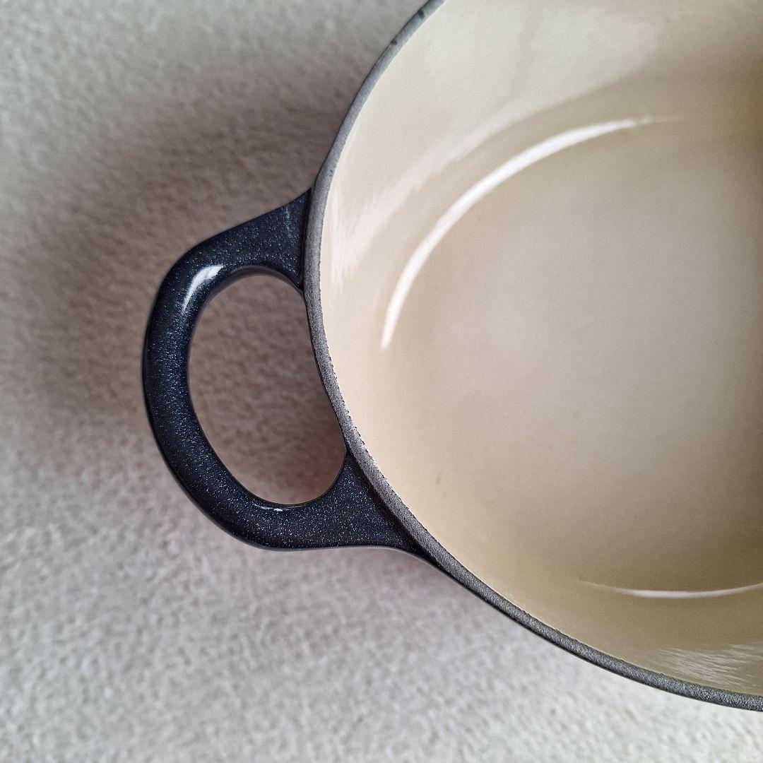 希少✨️LE CREUSET 85周年限定 ミッドナイトブルー 未使用 25㎝