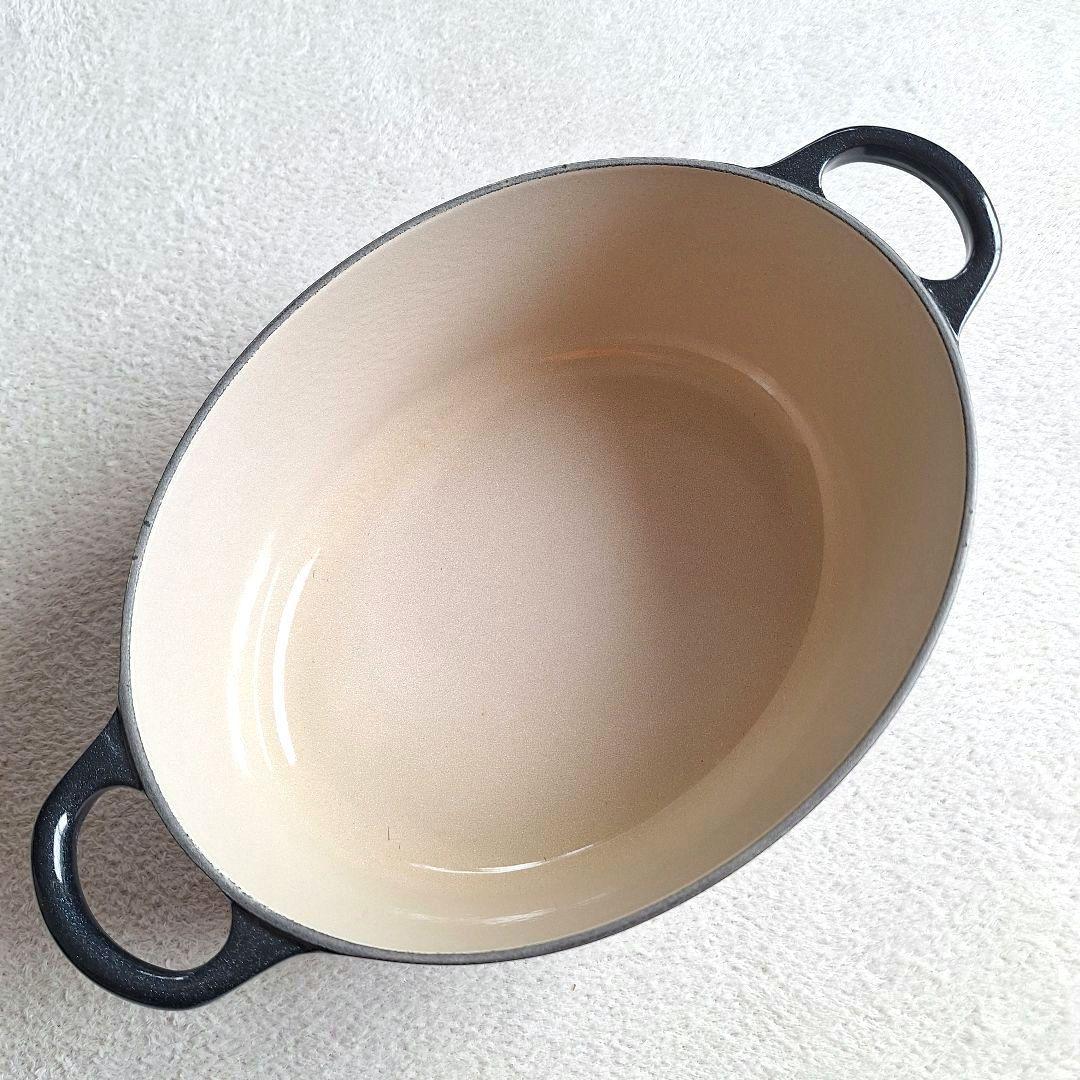 希少✨️LE CREUSET 85周年限定 ミッドナイトブルー 未使用 25㎝