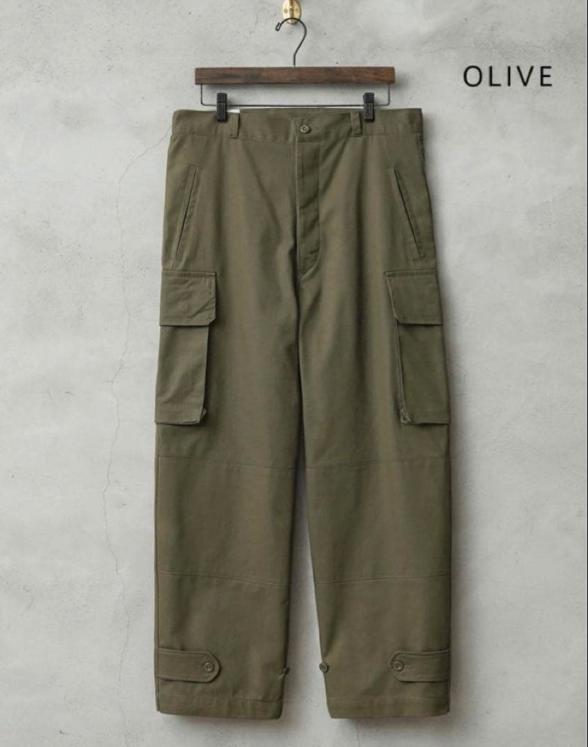 フランス軍M-47カーゴパンツ後期型HBT WA