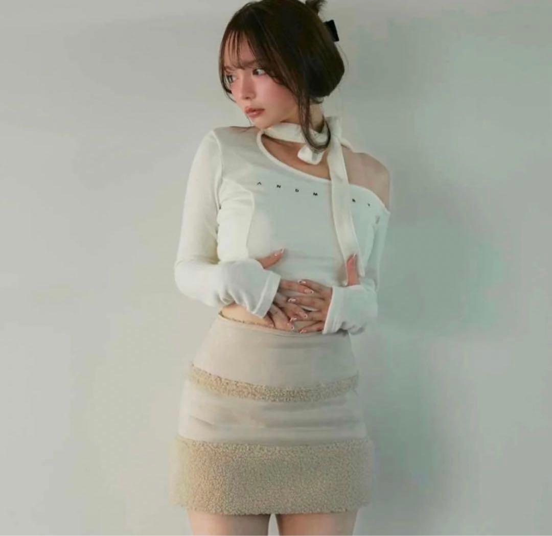 スカート andmary Gigi mouton skirt