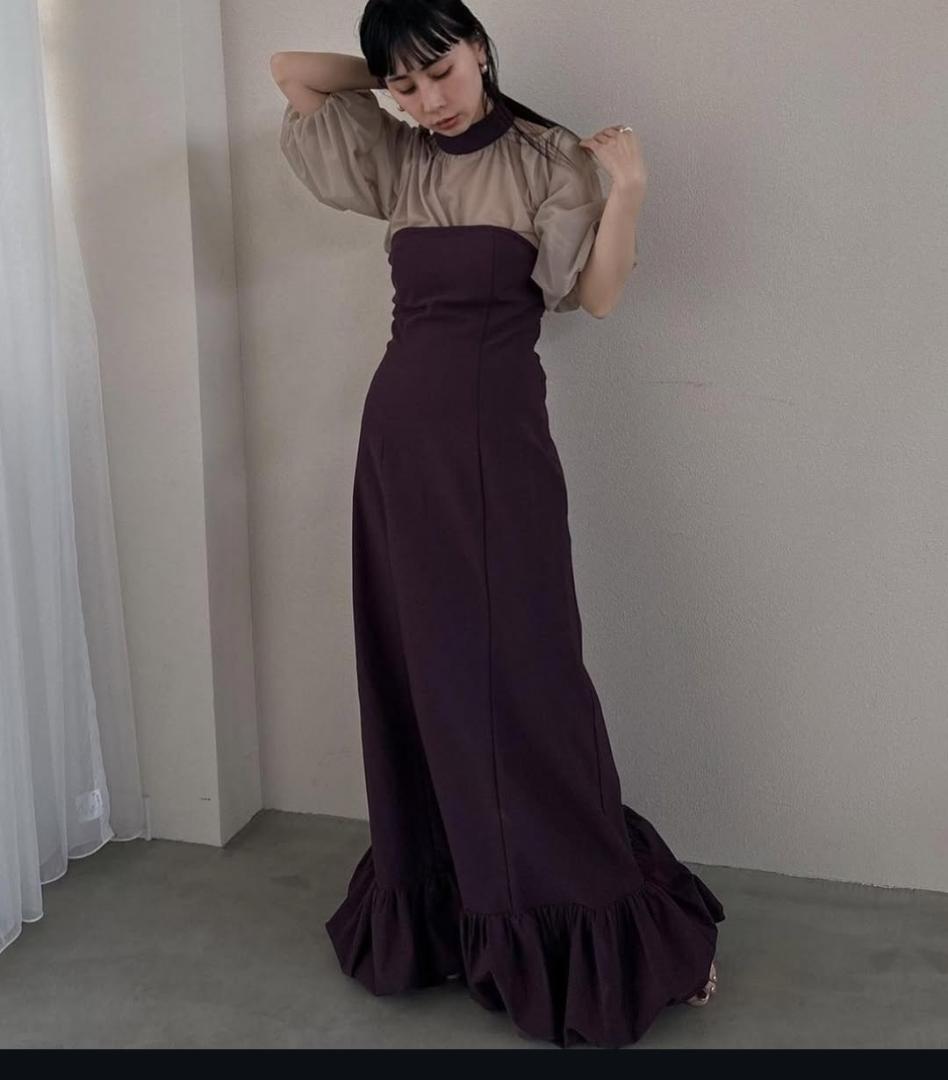 スーツ・フォーマル・ドレス Ameri Vintage LAYERED BALLOON HEM DRESS