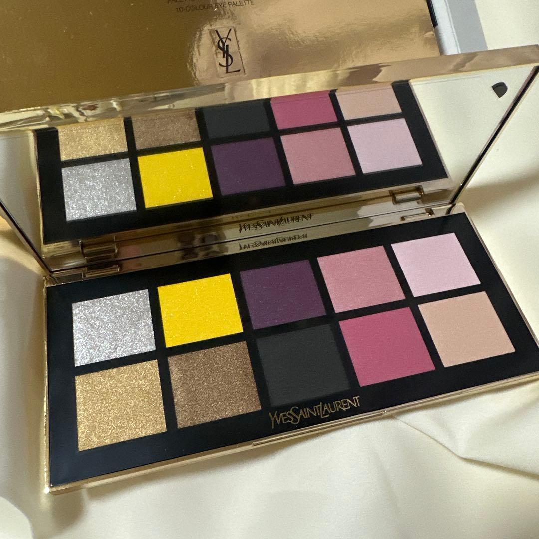 新品未使用　イヴ・サンローラン　クチュールカラークラッチ　No.1 アイシャドウ