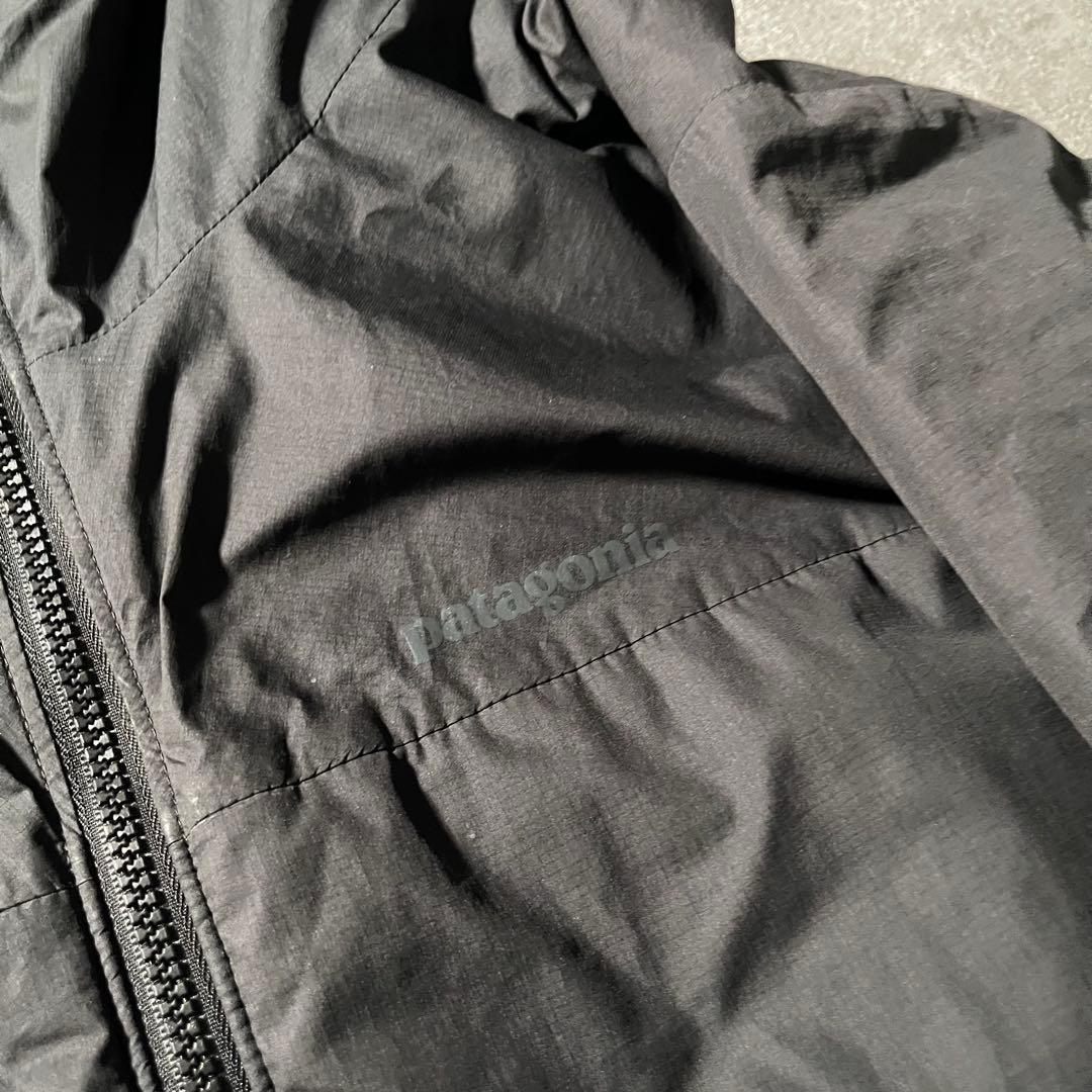 き*ん様 Patagonia マイクロパフフーディー 黒 ブラック ナイロンジャ