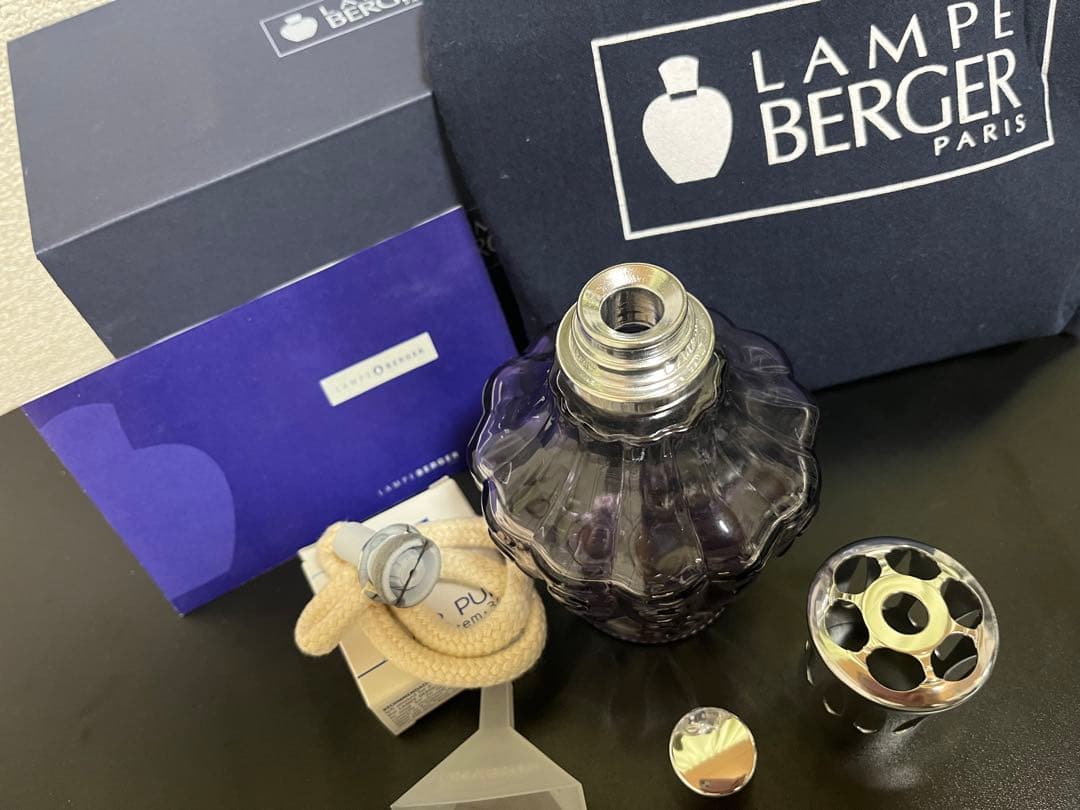 新品未使用 芯付き ランプベルジェ　クロシェット　アロマランプ　紫