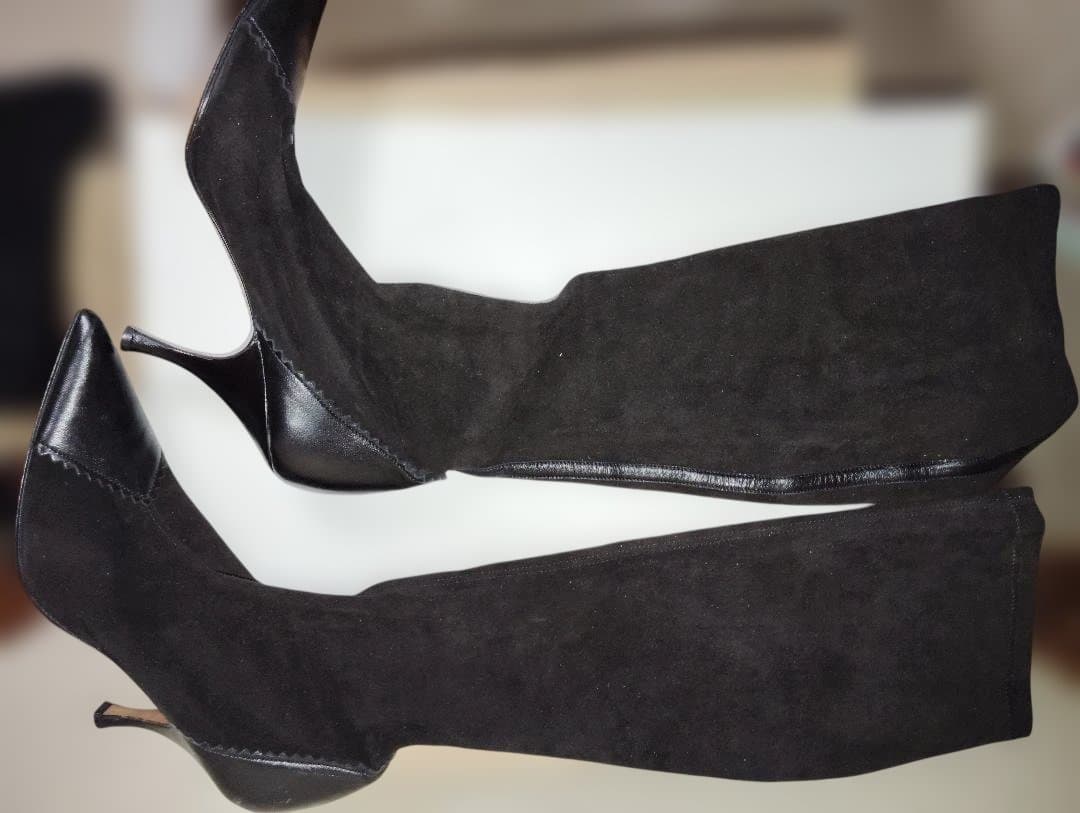 dior souliers スエード ロングブーツ 24cm 37 1/2