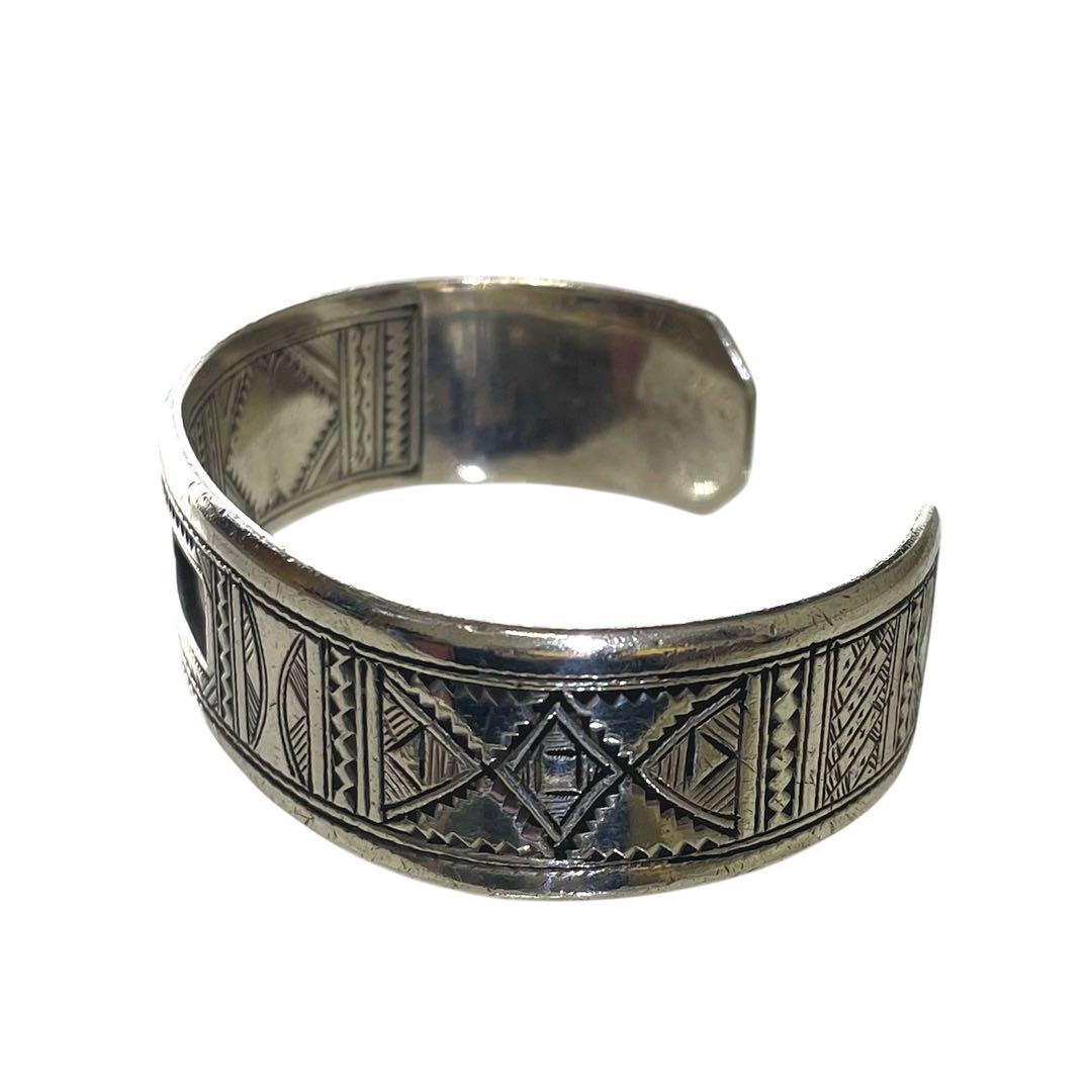 HERMES エルメス トゥアレグ バングル ブレスレット T5 シルバー