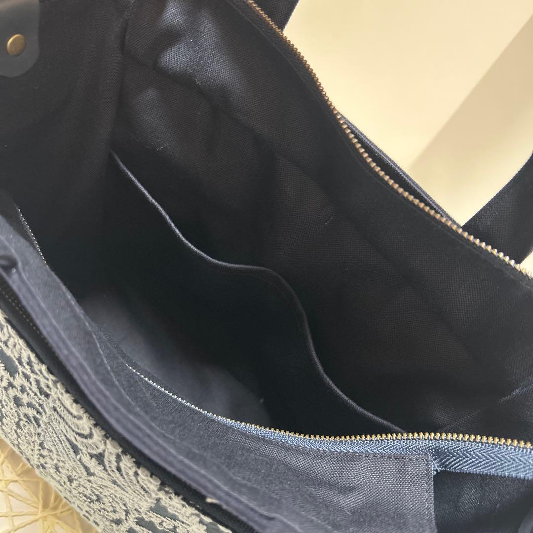 「専用」ミナペルホネンスクエアトートバッグ　ハンドメイド