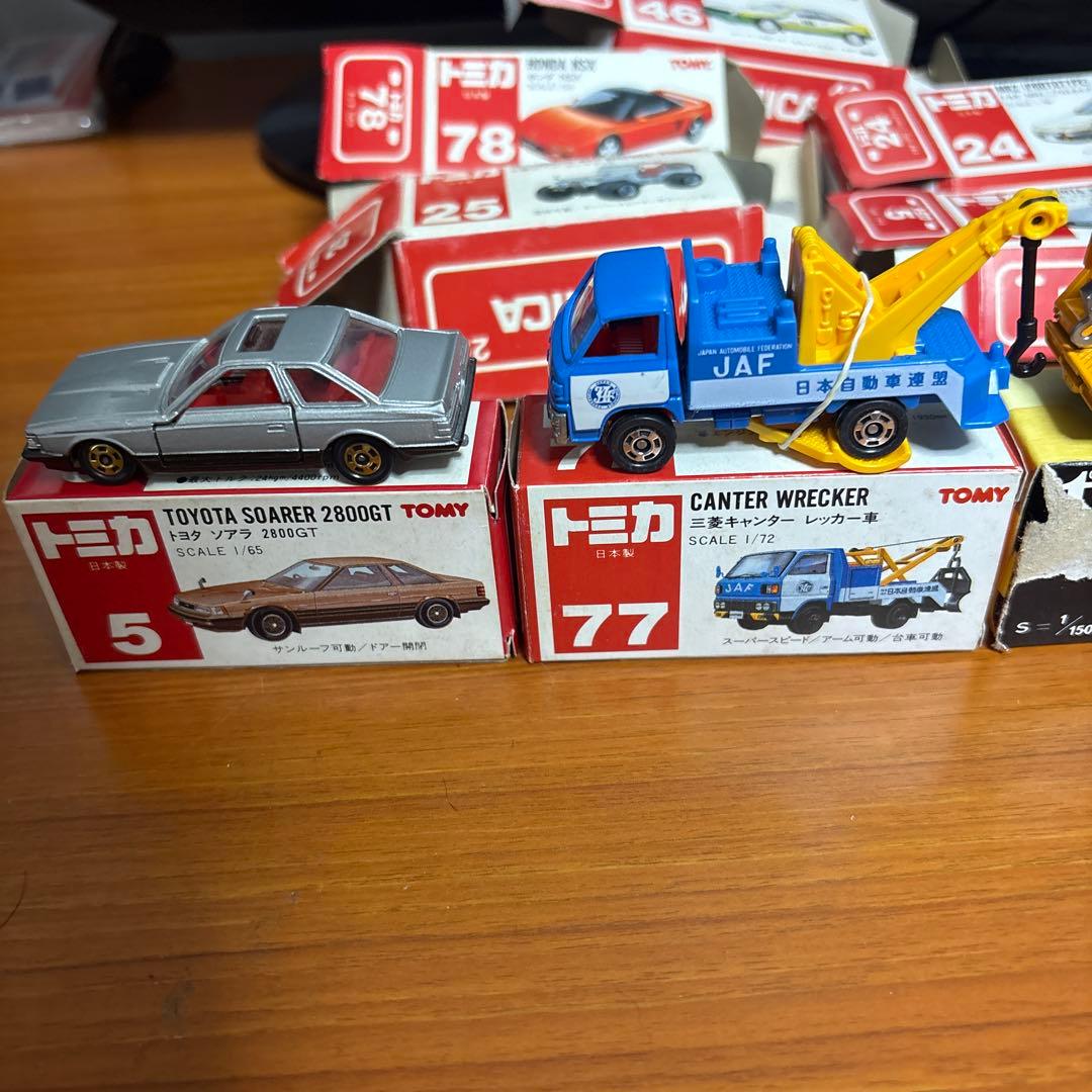 トミカ日本製箱ありまとめ売り16台＋空箱5台