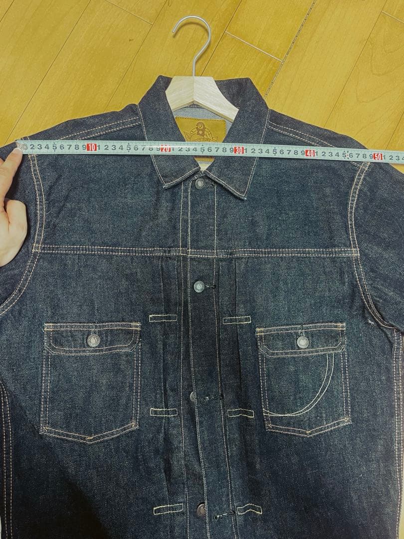 美品　サイズ44 デニムジャケット 桃太郎ジーンズ　銅丹　廃盤