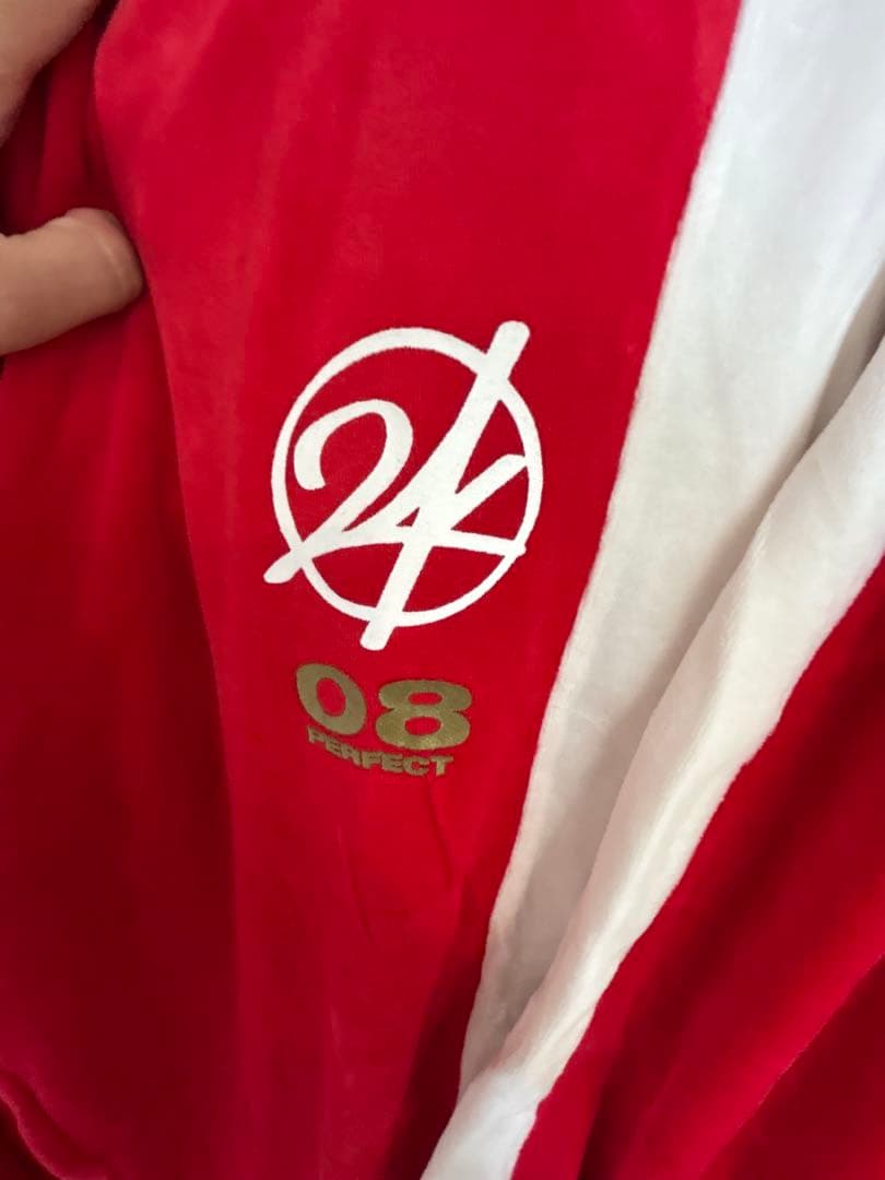 EXILE 24karats ジャージ 赤 セットアップ ベロア Lサイズ