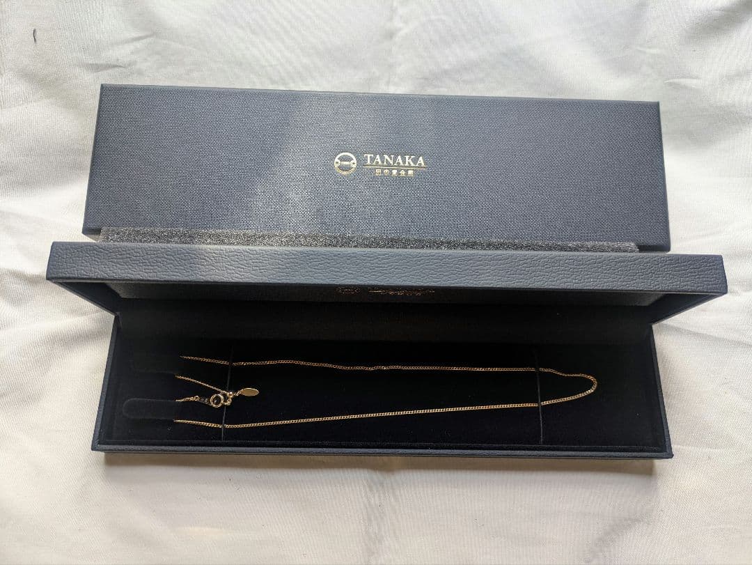 銀座田中 田中貴金属 K18喜平ネックレス 18金ネックレス