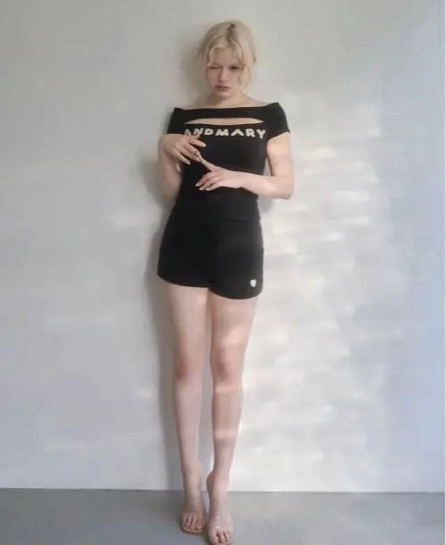 Mary heart pants ブラック