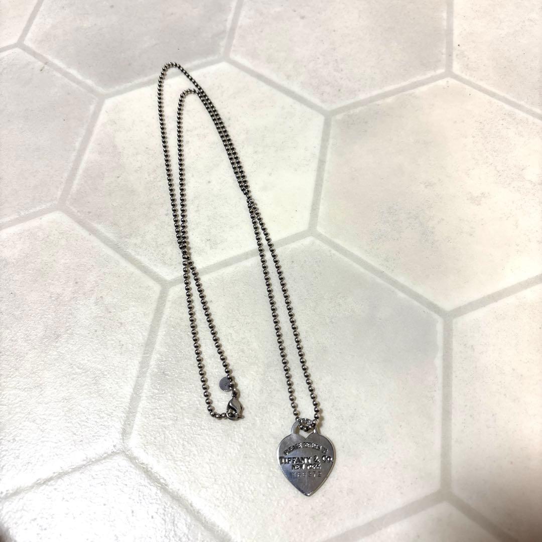 ティファニー リターントゥ ハート ネックレス ボールチェーン 86cm