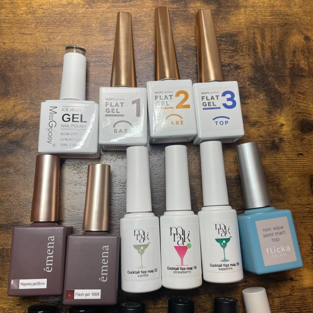 ☆セール☆ジェル 16点 まとめ売り カラー 巻き爪ケア ケアジェル マグネット