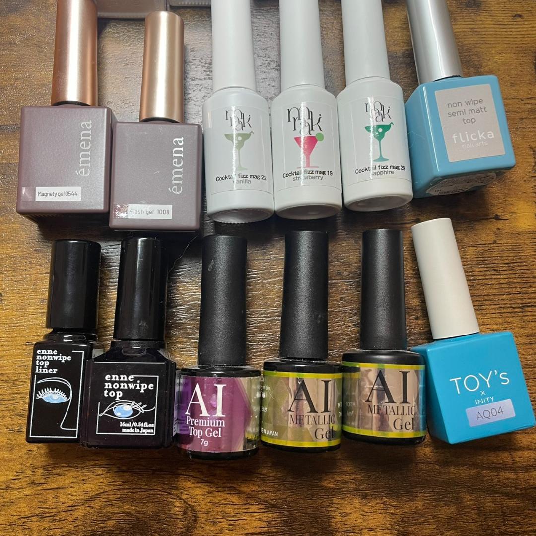 ☆セール☆ジェル 16点 まとめ売り カラー 巻き爪ケア ケアジェル マグネット