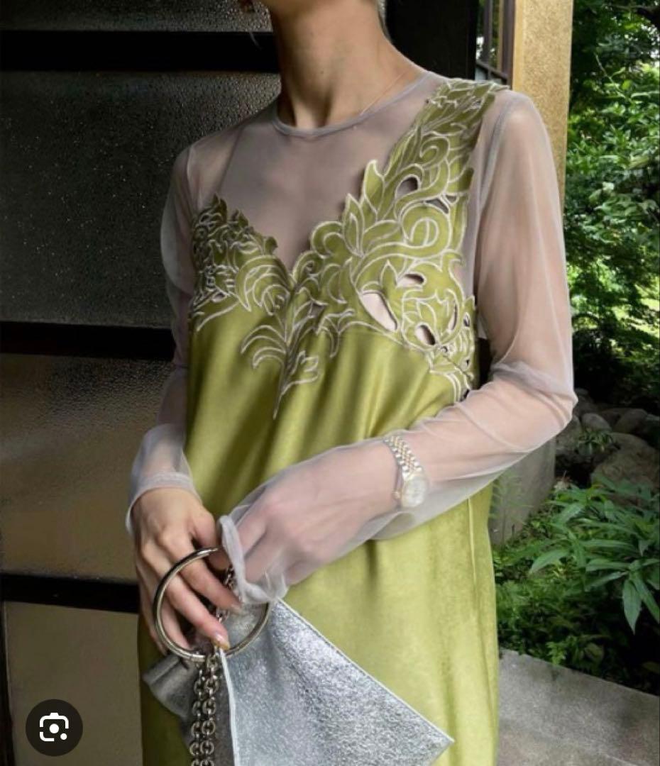 【Ameri vintage 】UND RENEE CUTWORK DRESS