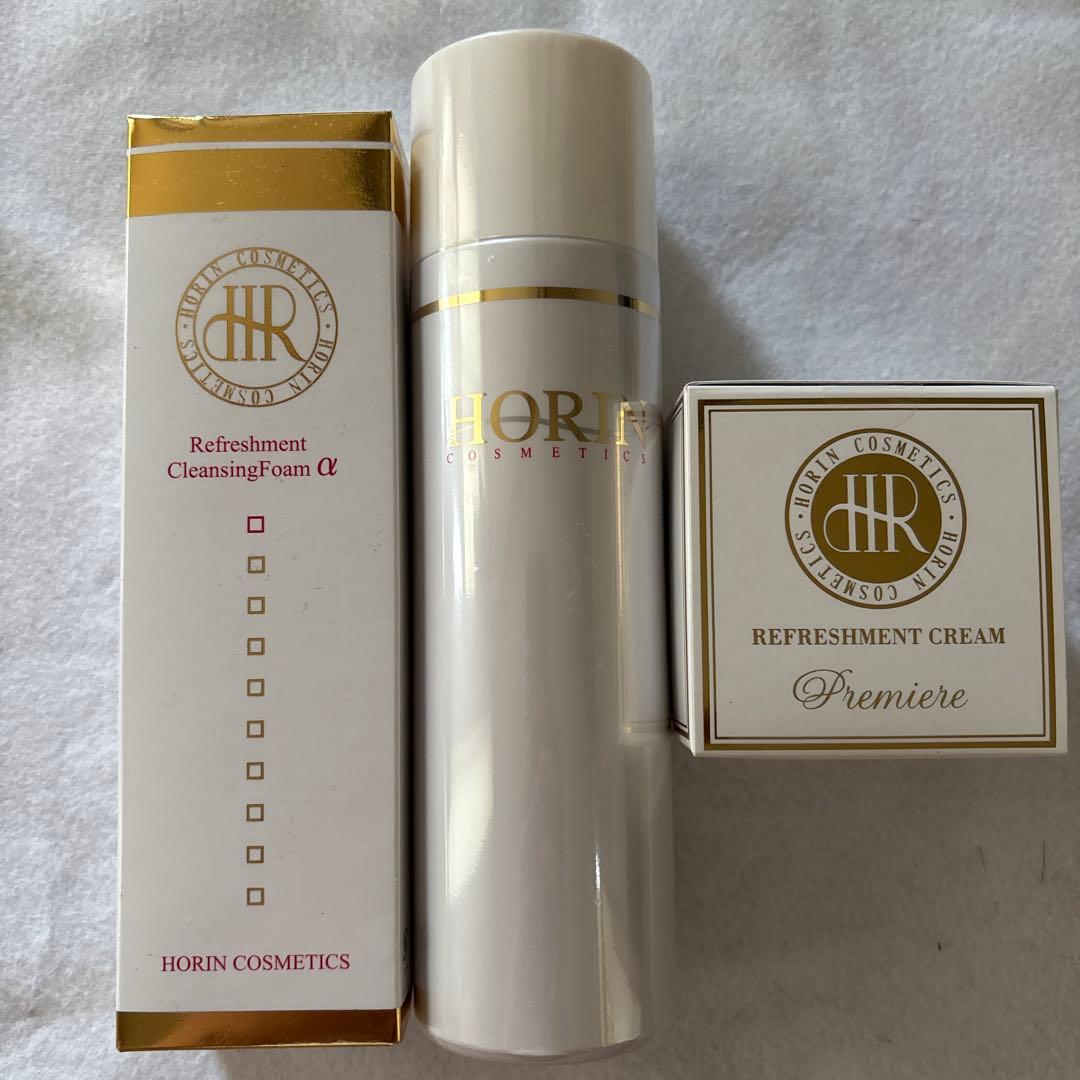 豊凛化粧品　リフレッシュメントクリームプレミア35g 、化粧水、洗顔料