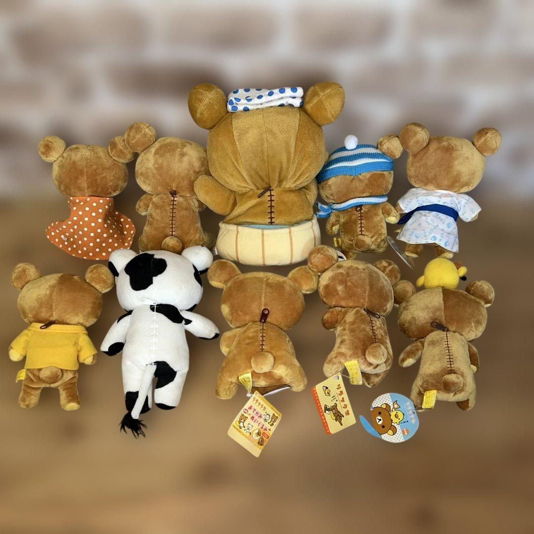 【希少】リラックマぬいぐるみ　大量まとめ売り　 タグ付多数！！　③