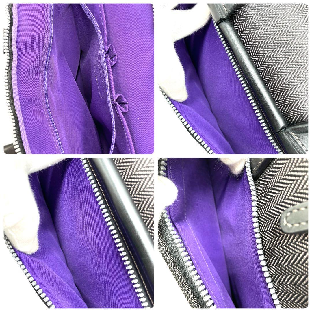 【極美品】 ポールスミス ace. コラボ ビジネスバッグ 2way 2層 鍵付