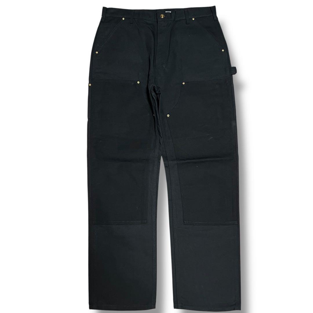 USA製carhartt デッドストック黒カーハート ダブルニーペインターパンツ