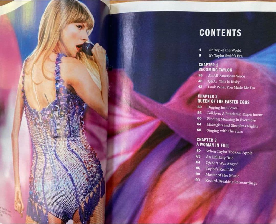 テイラー・スウィフト　ニューアルバム　ポスター輸入品　付録　ニューアルバム記念誌