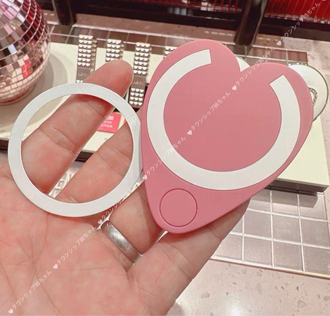 ヴァレンティノマグネット付き ミラー　ピンク　七夕限定