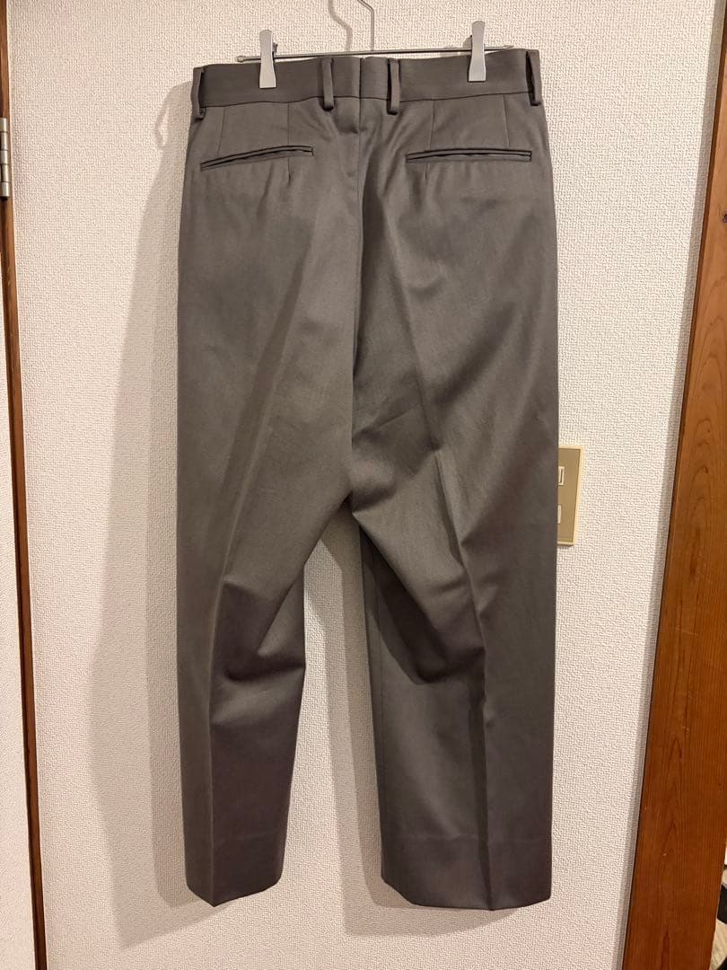 NEAT ウールコットンスラックス　グレー