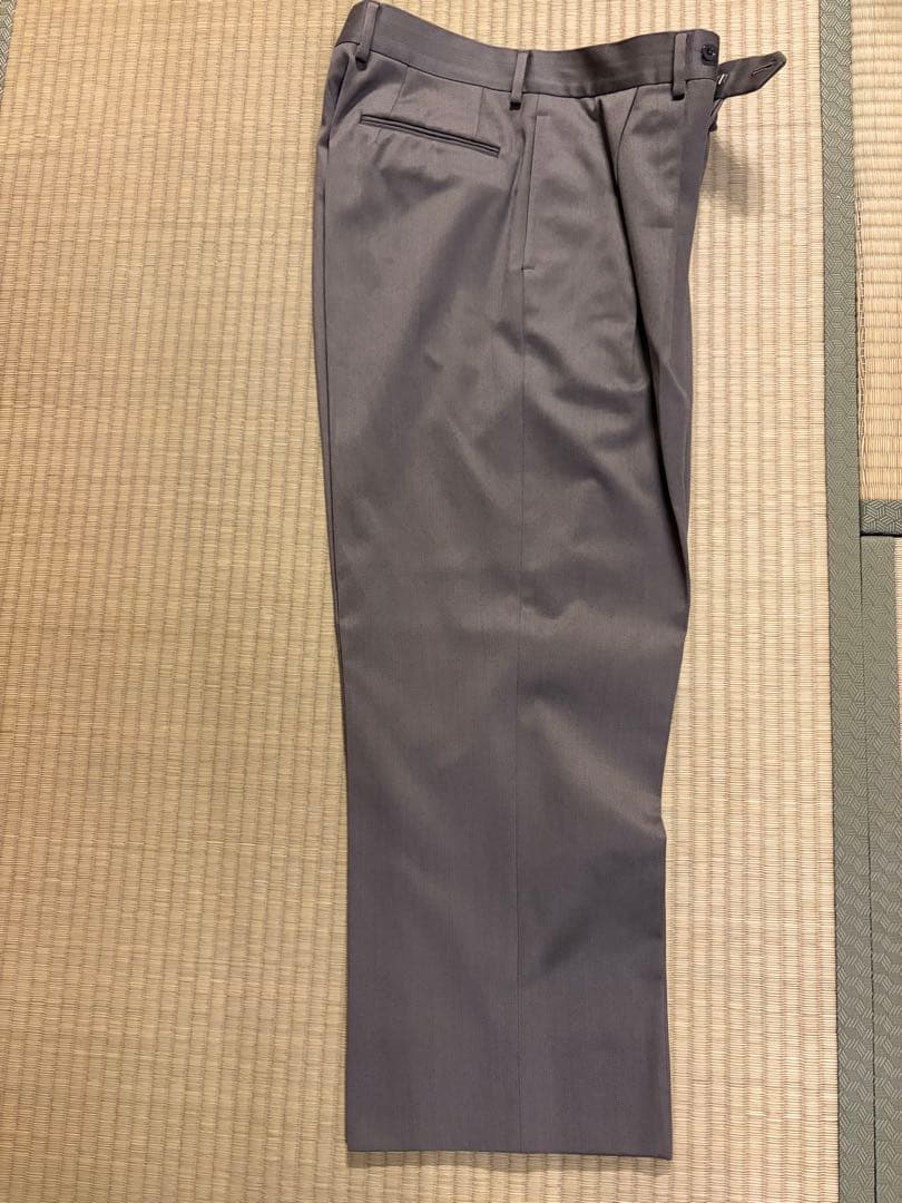 NEAT ウールコットンスラックス　グレー