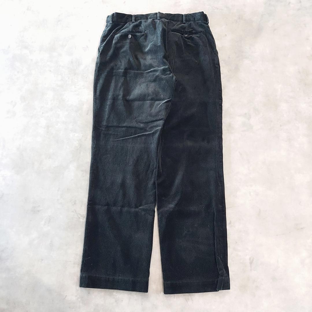 ポロバイ ラルフローレン W35 ポロチノ コーデュロイ 90s 黒 15527