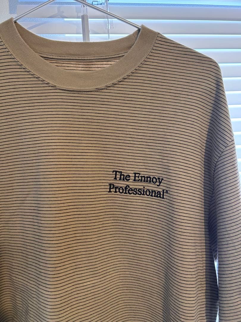 The Ennoy Professional ストライプ長袖Tシャツ S